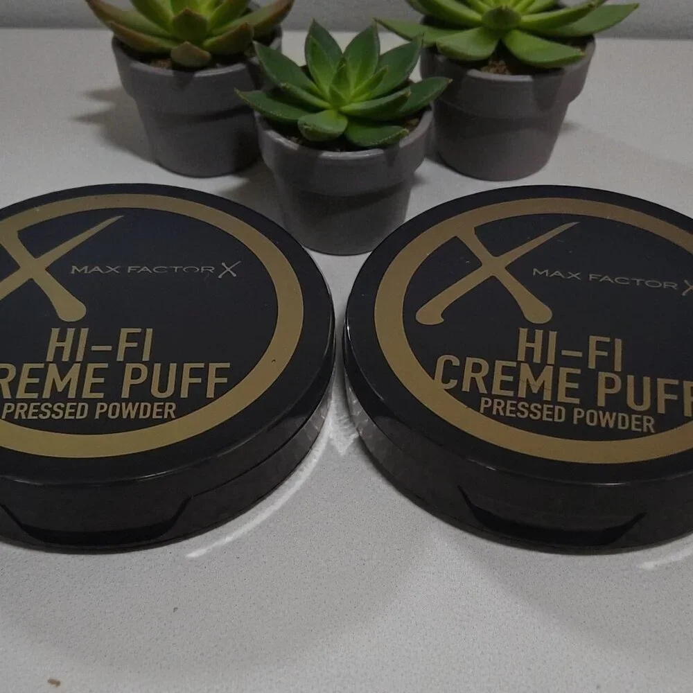 Max Factor 2 PACK HI FI Creme Puff Pressed Powder natural tan/medium beige 15‎ g